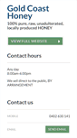 Mobile Screenshot of goldcoasthoney.com.au